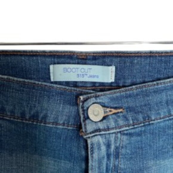 NWT Levi's 515 Bootcut Mid Rise Jeans 16S - Picture 2 of 6